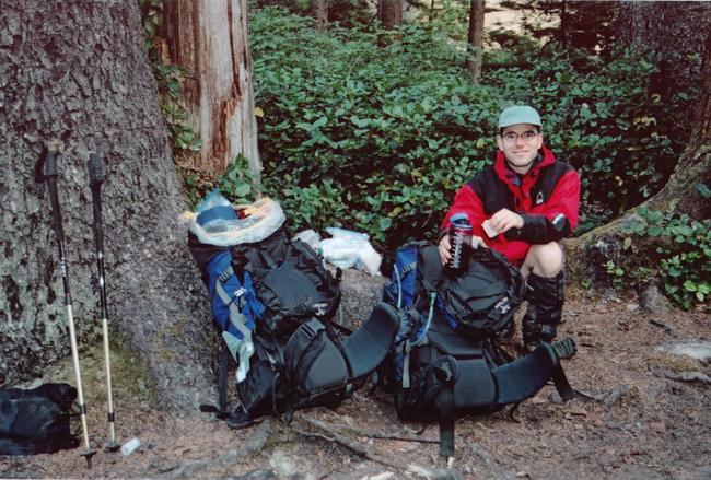 Finally, after descending 8 sets of 40-rung ladders down the steep cliff walls into the cove, we arrive at our campsite in the early evening. The incoming fog brings a real chill to the bones as we quickly prepare some soup while setting up camp.

The souls of our feet our sore and swollen, and I am wondering how we actually got here? Was it the Advil, the natural endorphins, or just getting used to being comfortable with extreme pain?