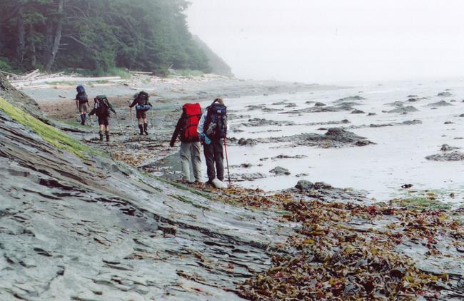 We're back to the beach walk after a short rest at Walbran.