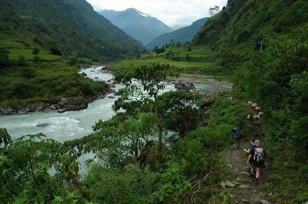 Following the river to Ngadi.