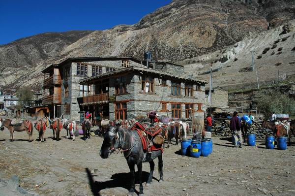 The village of Manang.