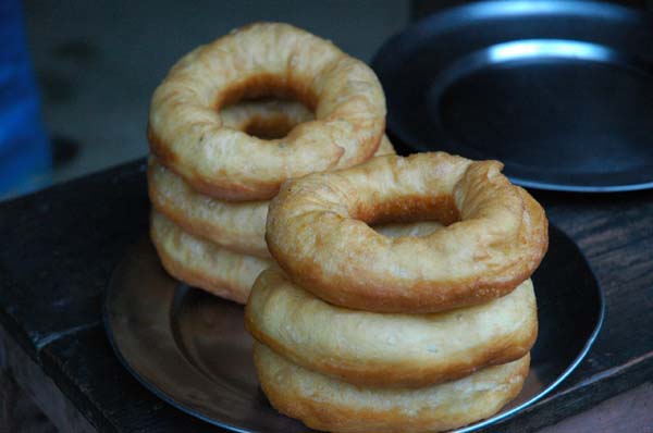 Fried Tibetan bread, sure beats Tim Hortons!