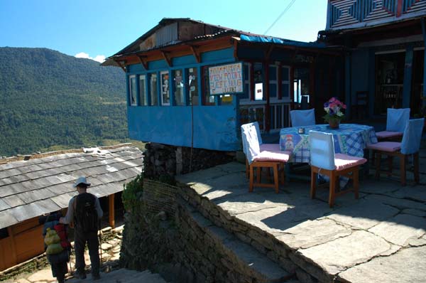 Ulleri, perched on a steep hill side with spectacular views of rice terraced valley below