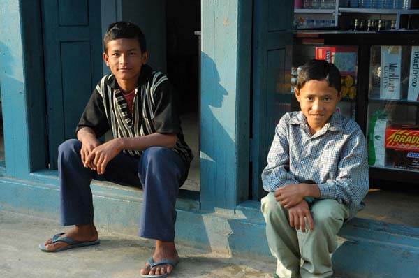 Here we meet two very sweet servant boys, the younger boy, 12, has come from a distant village to find work. He has no family. We want to wrap him up and sneak him home in our luggage.