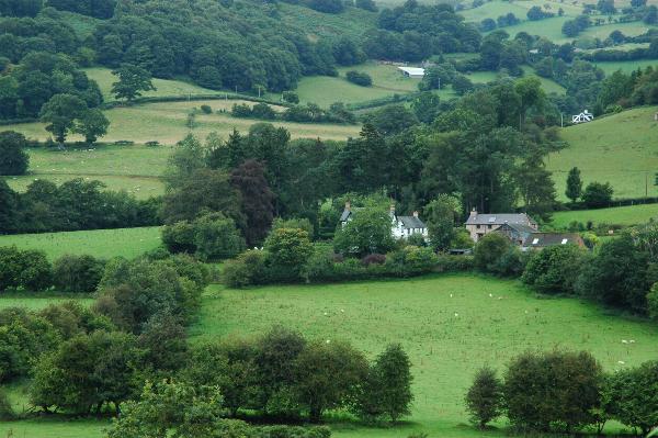 Countryside of Beautiful, Lush and Green Wales