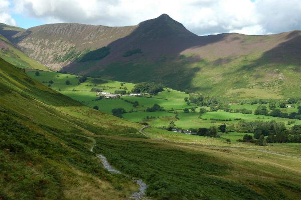 View from our hike overlooking the lakes.