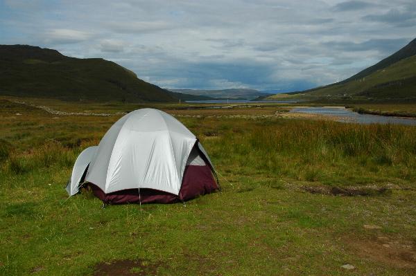 Our campsite on Skye