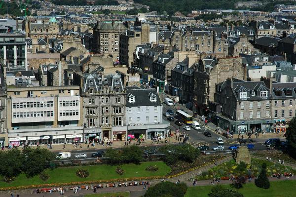 View of Edinburgh from Castle Grounds