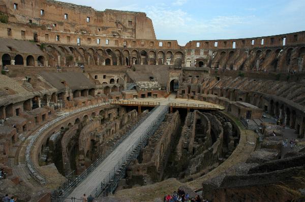 Inside the Colosseum