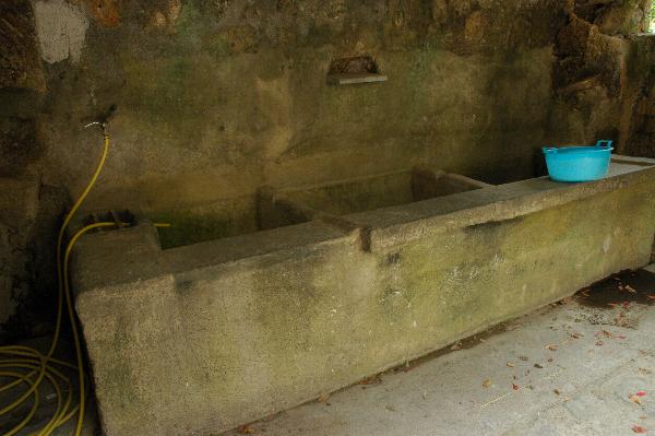 Old Roman Laundary Facility in Civita
