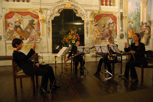 Evening concert in the Cesky Castle