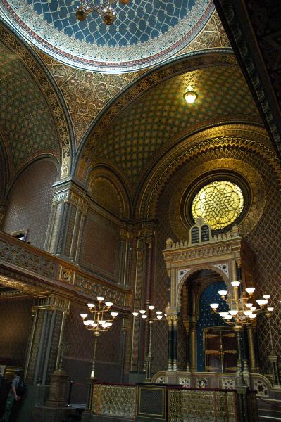 Inside the Synagogue.