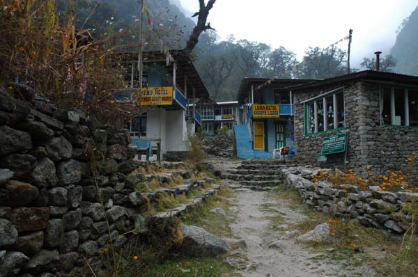 This is the next village called Lama Hotel