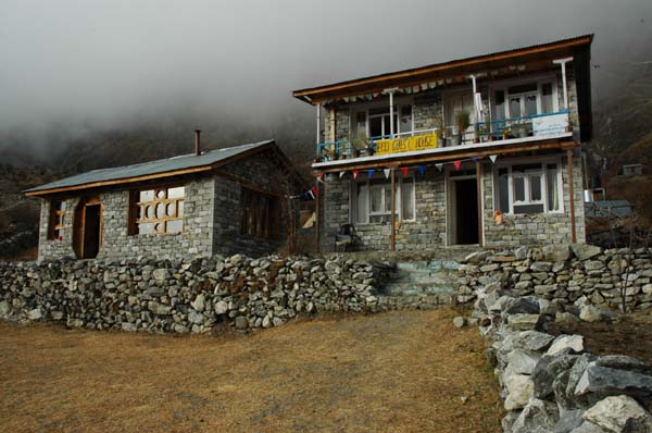 Eco lodge in Langtang village (3330m)