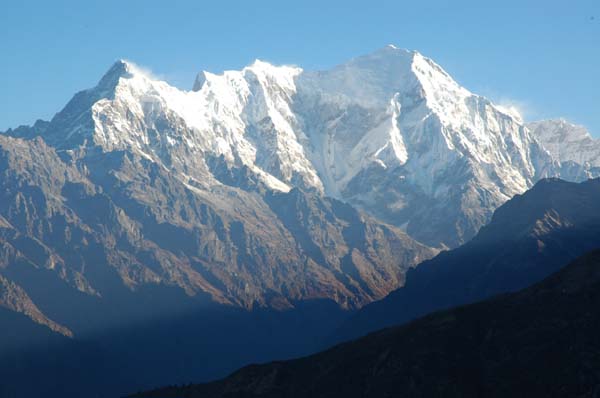 Langtang II, just one of the mountains that surround us from this gorgeous vista