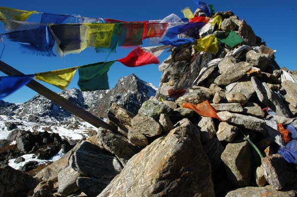 The Lauribinayak pass (4610 m)