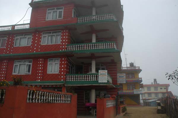 Our last nights hotel, on the trek. The closer the trail is to the City (Kathmandu), the more modern the lodges get.