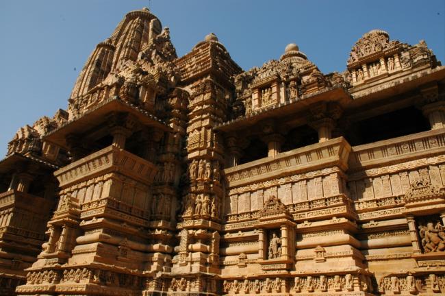 Temples of Khajuraho, built in the 10th and 11th Century tell the glory of the Chandela dynasty.