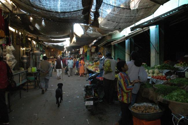 The local market in Jodhpur