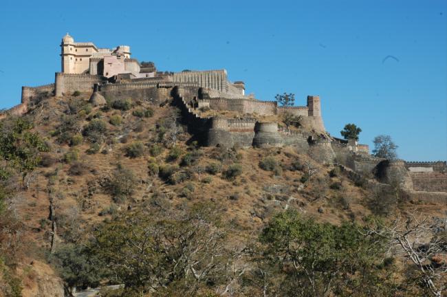 The remote hill-top fort of Kumbalgarh