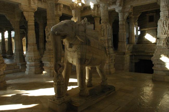 Inside this marble temple, extensive carvings cover the surface - it is considered one of the finest marble carved buildings in the world.
