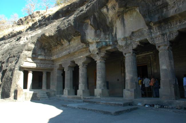 Five of the caves were temples and 24 were monasteries, thought to have been occupied by some 200 monks and artisans. The Ajanta Caves were gradually forgotten until their `rediscovery' by a British tiger-hunting party in 1819.