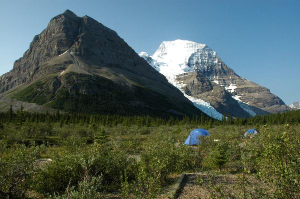 Campsite at Robson Pass