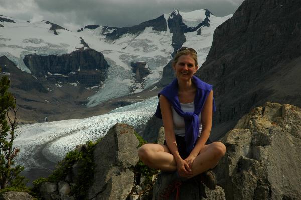 Lauri and the Robson Glacier