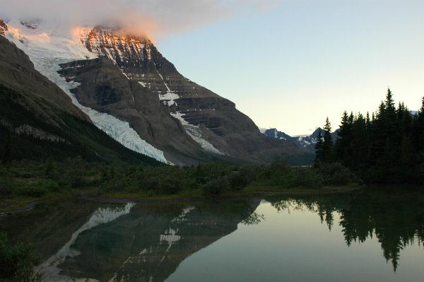 Berg Lake - returning from Snowbird pass