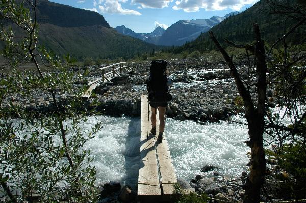 On our way down - Leaving the Beautiful Berg Lake trail, Mt. Robson, BC