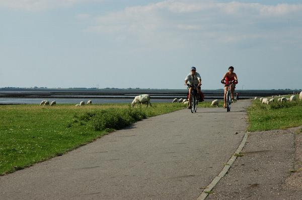 Our destination, the coast of North Germany.