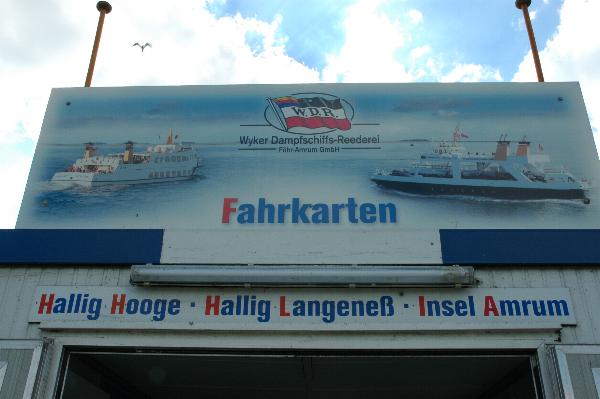 Ferry to Hallig Hooge, Germany