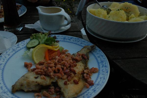 Traditional dish of the region, Plait fish. Very delicious, one could visit Europe just for the food alone!